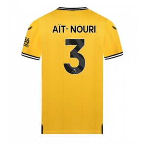 Wolves Rayan Ait-Nouri #3 Hjemmebanetrøje 2023-24 Kort ærmer